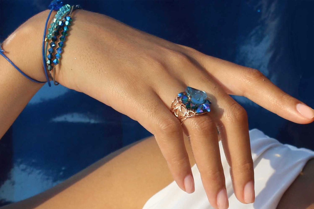 Deep blue fine jewelry for summer