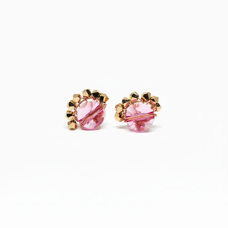 Crown stud in rose regency jewelry
