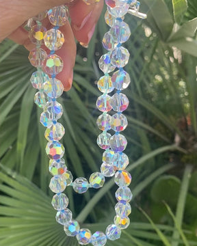 Sparkly cratals necklaces by desideri design