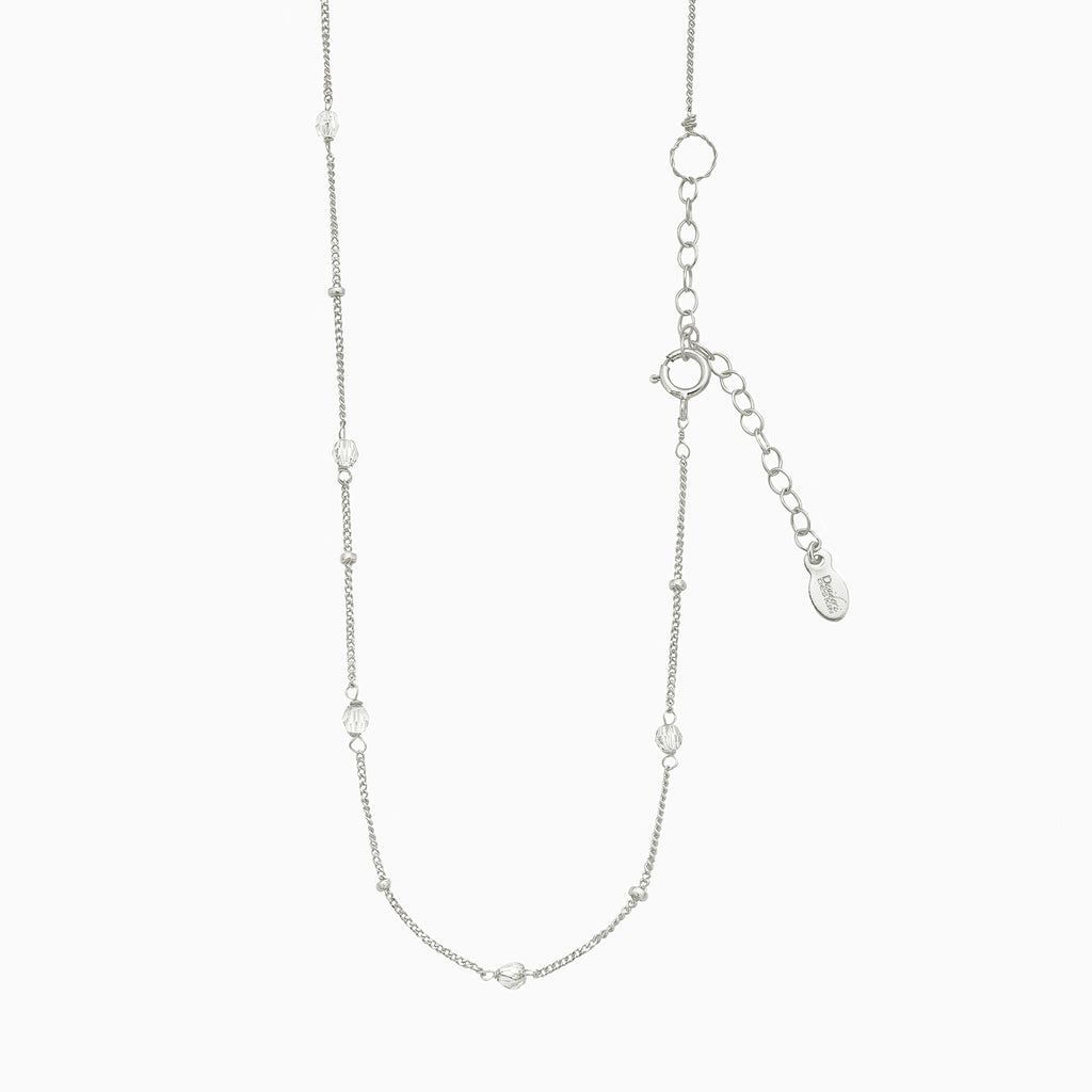 silver satellite necklace