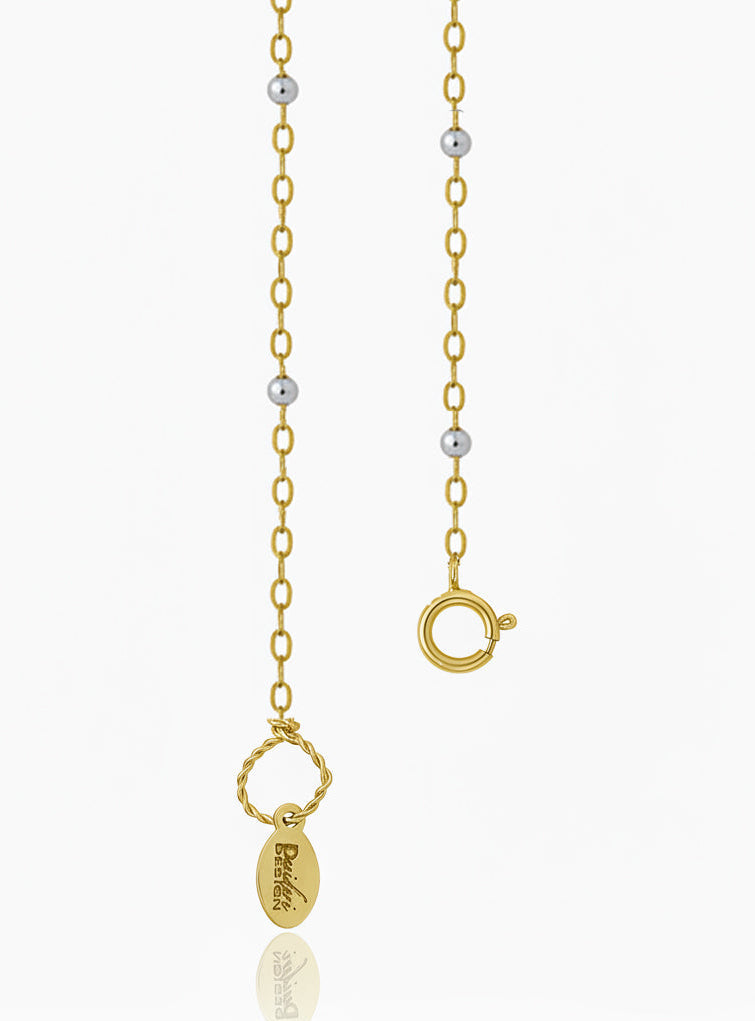 desideri design satellite gold ans silver chain