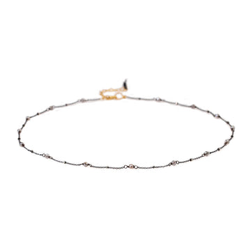  Satellite crystals beads necklace by desideri design